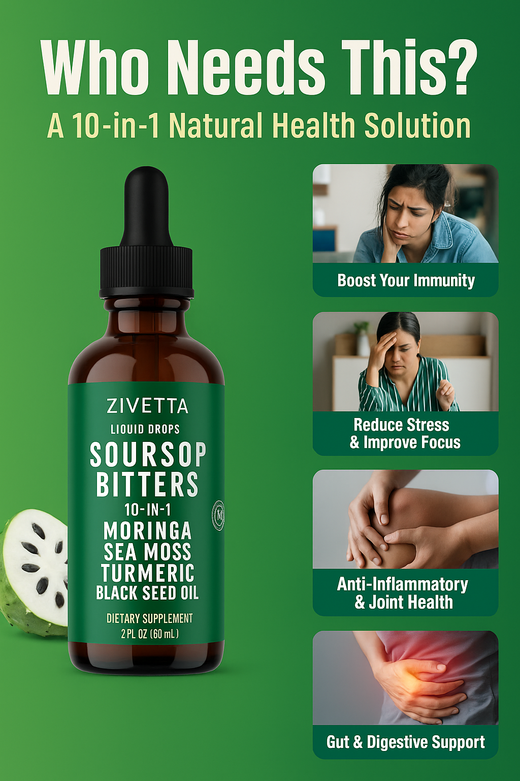 Soursop Bitters Liquid Drops